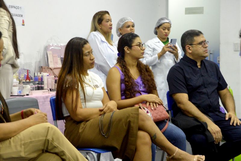 Roda de conversa para Protege Mulher na secretaria municipal de segurança Defesa Social