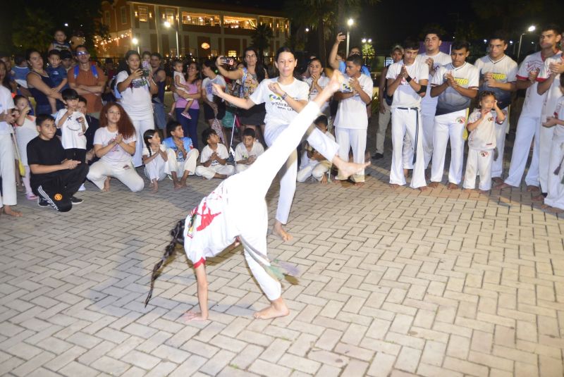 Sábado cultural mulheres no parque artes marciais no Parque Cultural Vila Maguary
