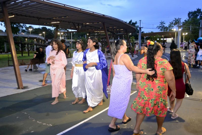 Sábado Cultural com cortejo Paixão de Cristo e Espetáculo Paixão de Cristo no Teatro Municipal