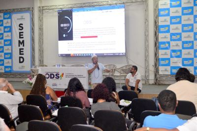 galeria: 1ª Conferência Livre Municipal dos Objetivos de Desenvolvimento Sustentável (ODS) no auditório da SEMED