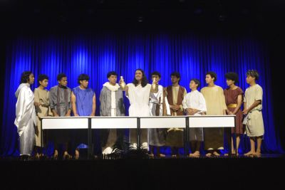 galeria: Sábado Cultural com cortejo Paixão de Cristo e Espetáculo Paixão de Cristo no Teatro Municipal