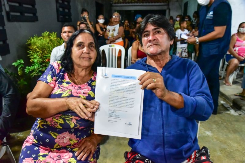 Ato de entrega de Títulos de Propriedade Comunidade Parque Daniel Reis. Curuçambá