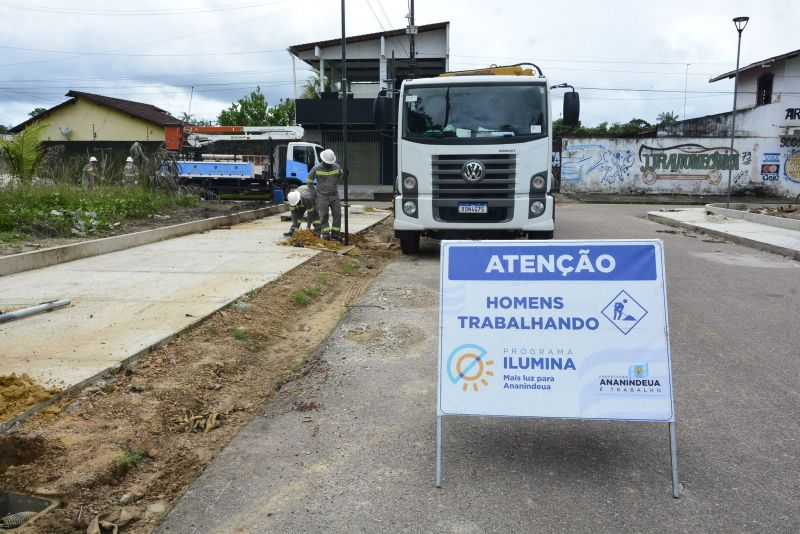 Obras no Bosque Marajoara no Conjunto Júlia Seffer