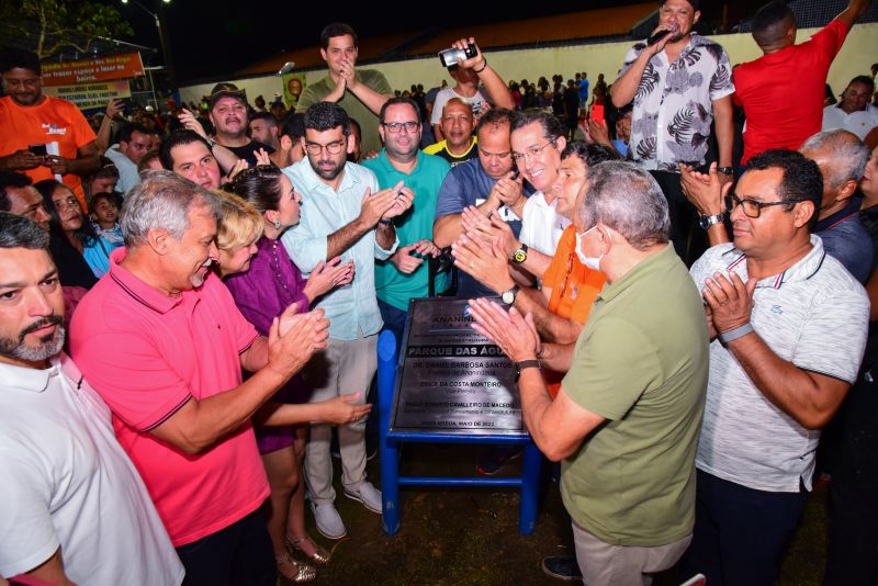 Inauguração da praça de Águas Lindas Parque das Águas