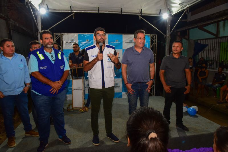 Assinatura de O.S para saneamento básico e drenagem do conjunto Nova Jerusalém no bairro Centro
