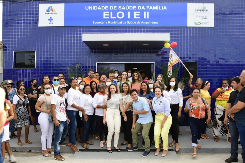 Entrega da Ubs Elo Perdido Totalmente Revitalizada na Rua Daniel Reis no Distrito Industrial