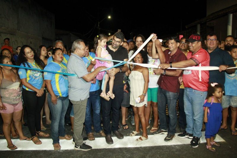 SESAN - Inauguração das ruas da comunidade Dom Bosco no bairro Águas Lindas