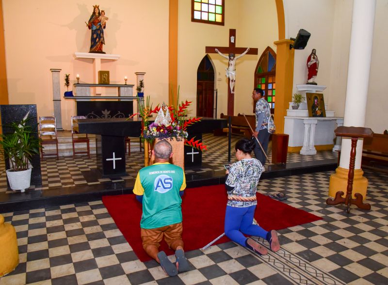 Ponto de apoio para Romeiros no Colégio Salesiano Nossa Senhora Do Carmo e Defesa Civil no Mercado Central de Ananindeua