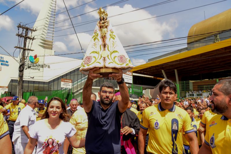 Círio 2022 Traslado da Imagem Peregrina de Nossa Senhora de Nazaré em Ananindeua, recebida pelo Prefeito Dr Daniel