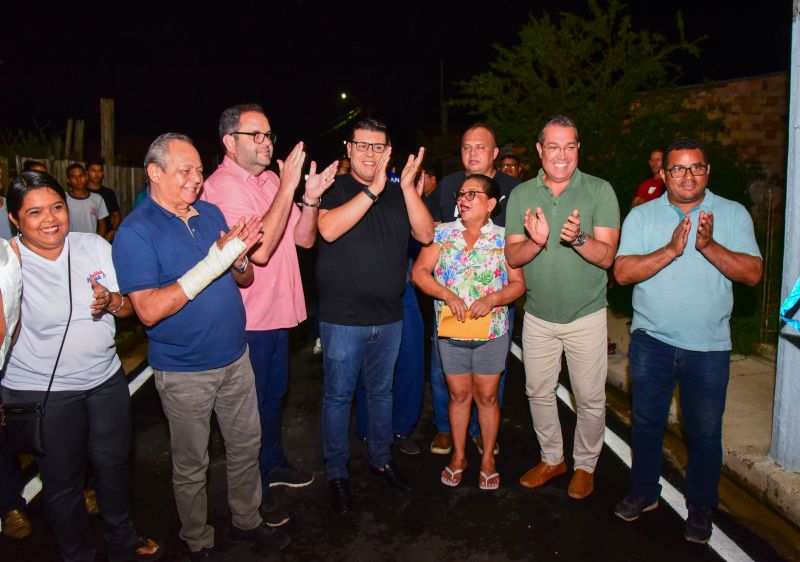 Inauguração Asfáltica das passagens União e São José Ribamar no bairro de Águas Lindas