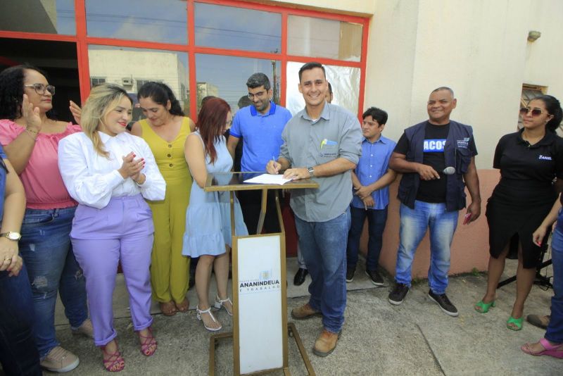 Assinatura da Ordem de Serviço para Reforma da UBS Celso Leão - Bairro Centro