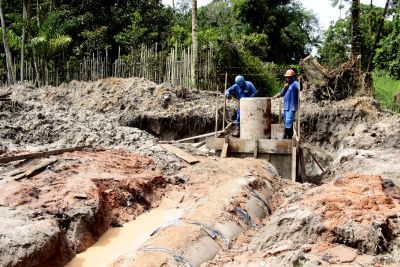 galeria: Visita Técnica as Obras de Infraestrutura Viária no Curuçambá - Drenagem e Esgoto na rua Guedes