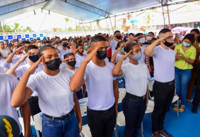 galeria: Entrega da Emef Pe. Pietro revitalizada e Assinatura de acordo de cooperação técnica entre PMPA e Prefeitura de ananindeua para Implantação da 1ª Escola Cívico-Militar de Ananindeua