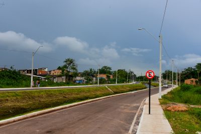 notícia: Prefeitura e Governo do Estado entregam primeiro trecho do canal Maguariaçu