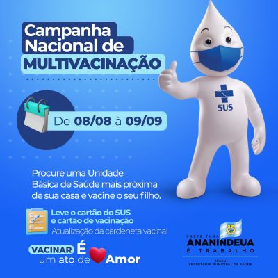 notícia: Ananindeua participa da campanha de multivacinação