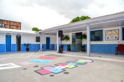 notícia: Escola Municipal Lúcia Wanderley ganha anexo reestruturado