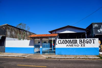notícia: Anexo da Escola Clóvis Begot foi entregue após revitalização