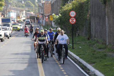 notícia: Prefeitura de Ananindeua entrega principais vias do município com Passeio Ciclístico 