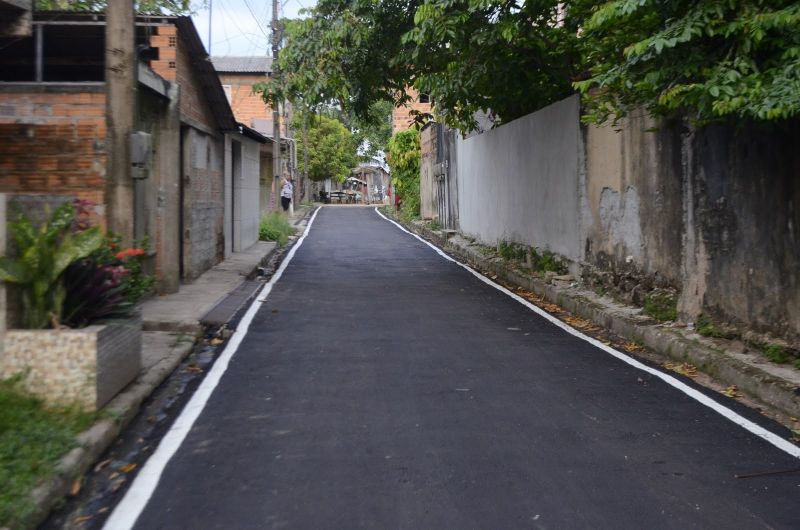 Cerimônia de Inauguração das ruas na Comunidade Pedreirinha no bairro da Guanabara
