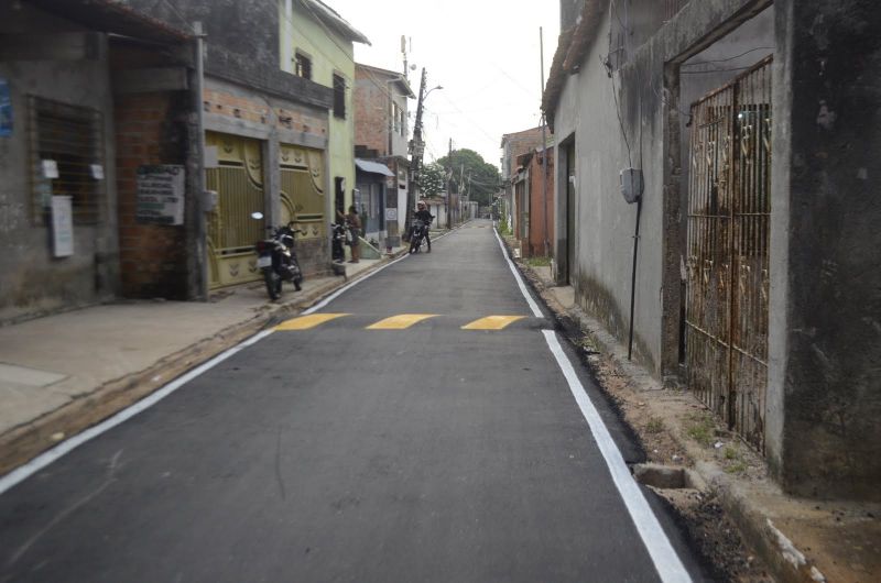 Cerimônia de Inauguração das ruas na Comunidade Pedreirinha no bairro da Guanabara