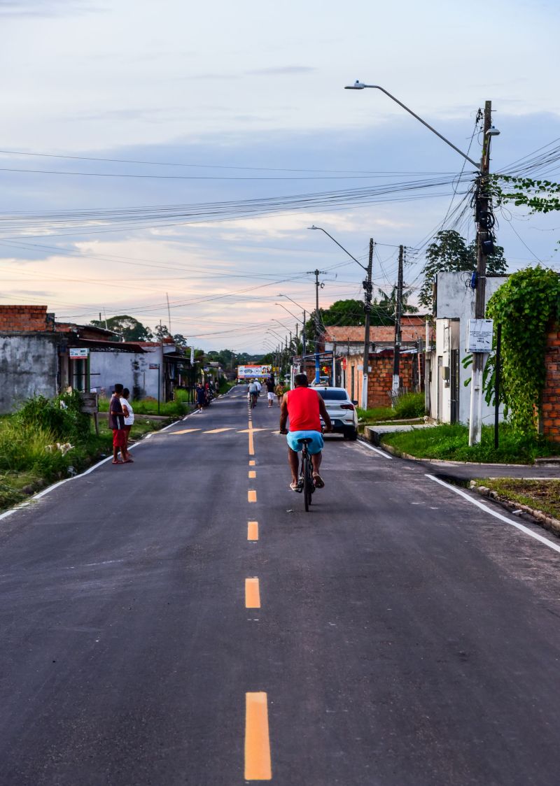 Inauguração Asfáltica no Conjunto Girassol no Bairro Águas Brancas