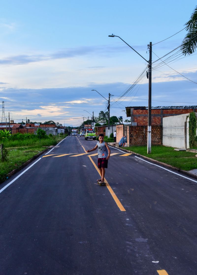 Inauguração Asfáltica no Conjunto Girassol no Bairro Águas Brancas