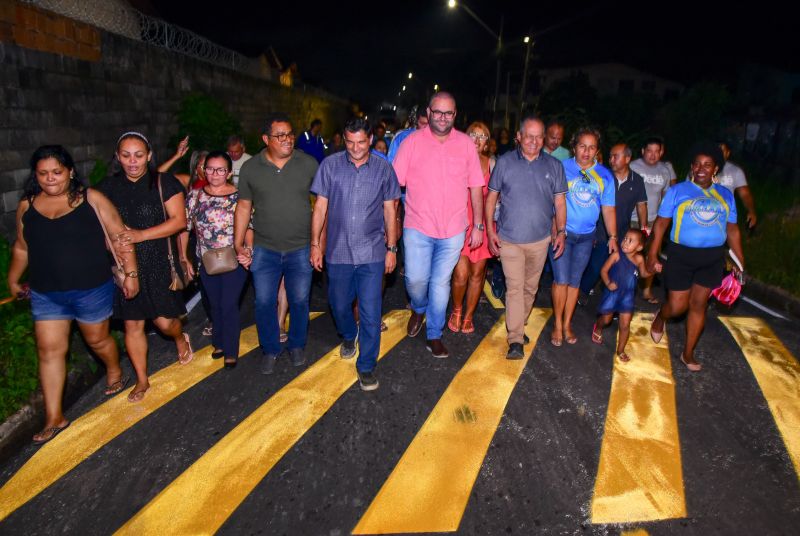 Inauguração Asfáltica no Conjunto Girassol no Bairro Águas Brancas