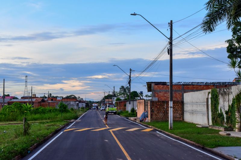 Inauguração Asfáltica no Conjunto Girassol no Bairro Águas Brancas