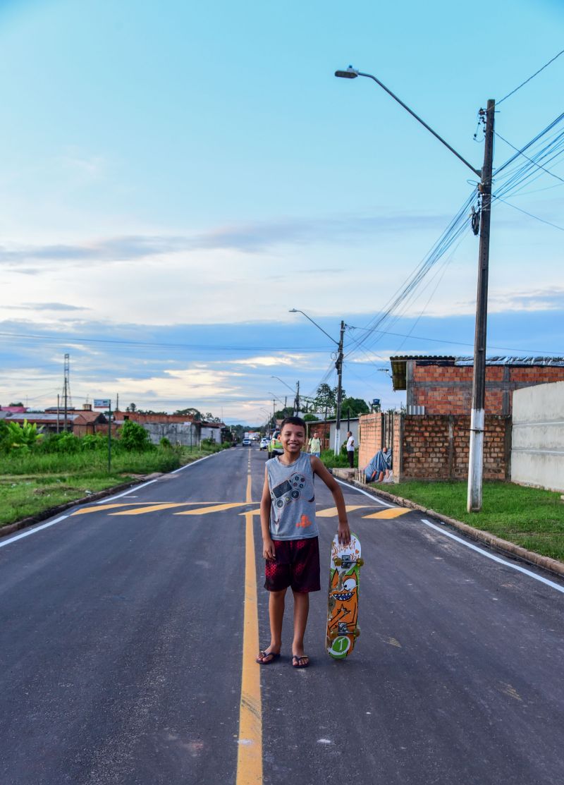 Inauguração Asfáltica no Conjunto Girassol no Bairro Águas Brancas