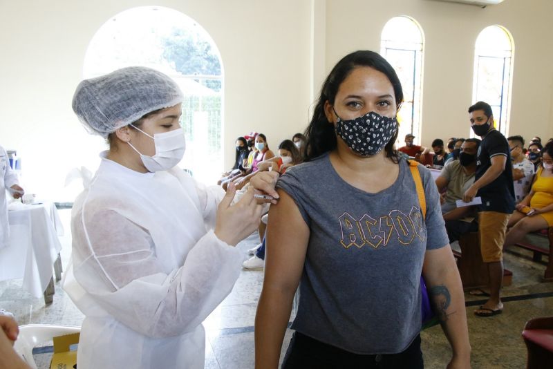 Vacinação Covid na Paróquia de Nossa Senhora do Amparo