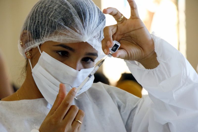 Vacinação Covid na Paróquia de Nossa Senhora do Amparo