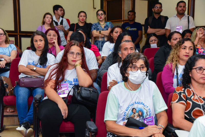 Abertura da Conferência Municipal dos Direitos da Criança e Adolescente no Auditório da Unama Br