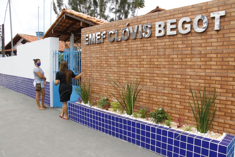 Volta as Aulas Escola Clovis Begot no bairro Águas Lindas