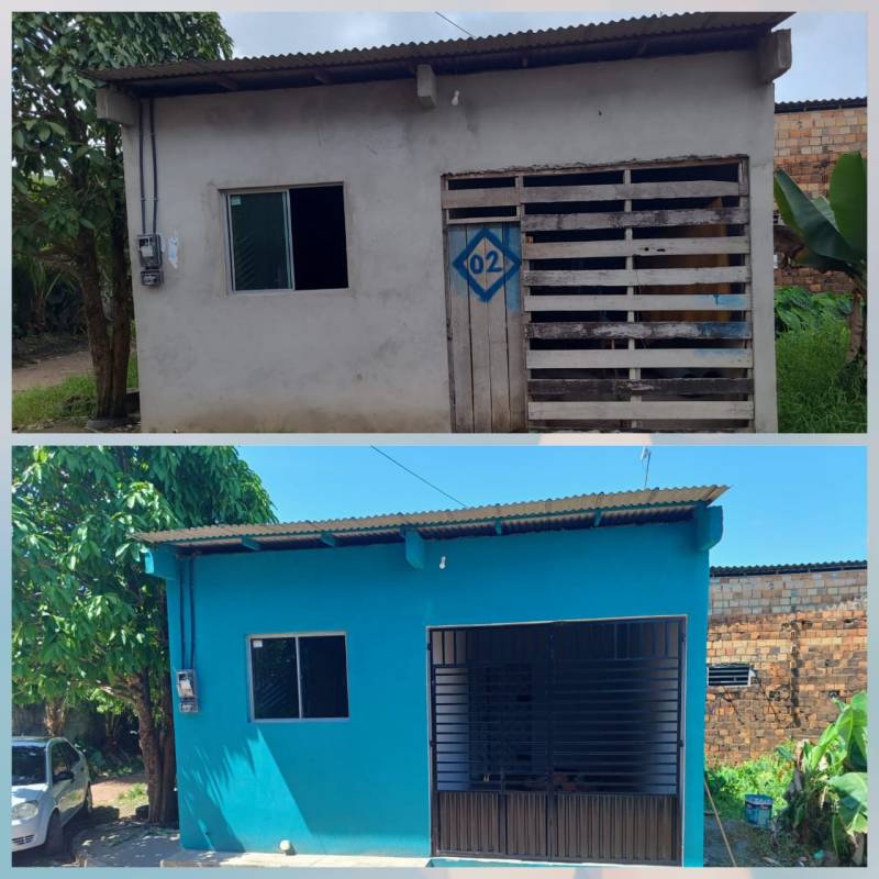 Antes e Depois: Casa da Eduarda França