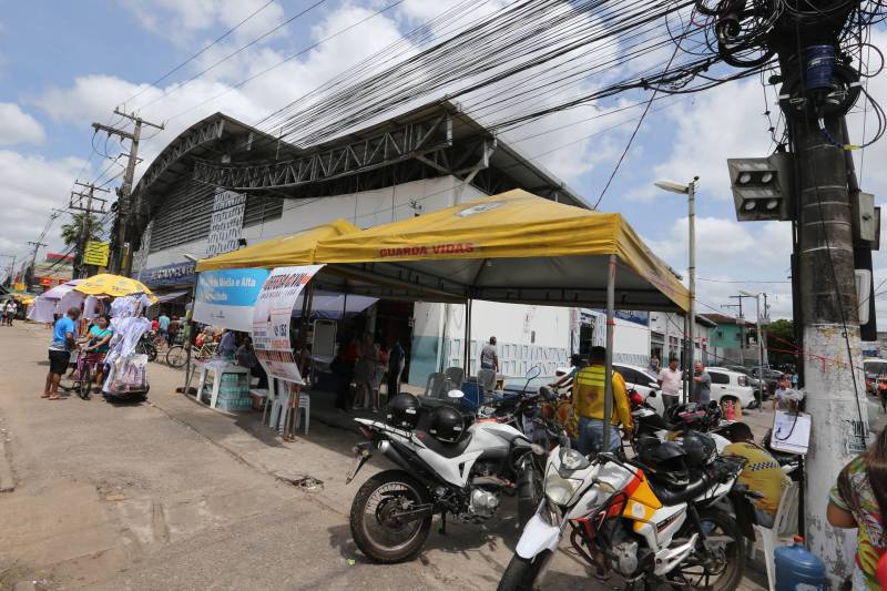 Merdado Municipal de Ananindeua: Ponto de acolhimento aos romeiros.