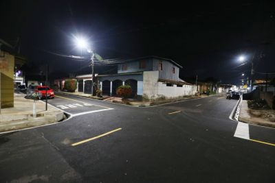 galeria: Inauguração das ruas Asfaltadas com sinalização e Iluminação em Led do Conjunto Jardim Cristal no bairro 40 Horas