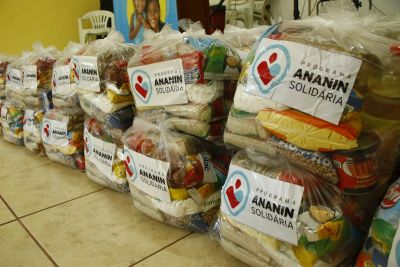 galeria: Entrega de cestas básicas de alimentos do Programa Ananin Solidário e visita na Comunidade Santana do Aurá