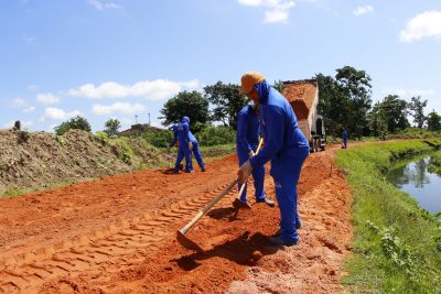 galeria: Obras em Andamento no Canal Maguariaçu, avenida Ananin com a WE 31 - Levilândia