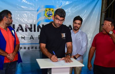 notícia: A Prefeitura de Ananindeua anuncia a reforma da 16° área de lazer e recreação