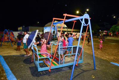 notícia: Bairro Icuí ganha nova área de lazer 