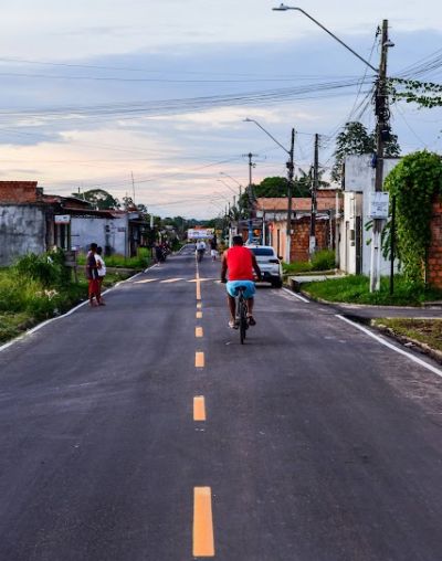 notícia: Rua das Flores em Ananindeua agora tem trafegabilidade segura e adequada