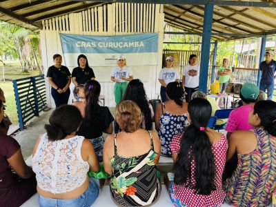 notícia: Ação oferece serviços socioassistenciais para famílias ribeirinhas de Ananindeua