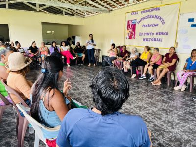 notícia: CRAS Curuçambá promove ação alusiva ao Dia Internacional da Mulher
