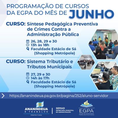 notícia: EGPA abre inscrições para cursos livres