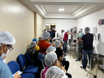 notícia: SEDEC através da Casa do Açaí realiza curso de Boas práticas na manipulação de alimentos