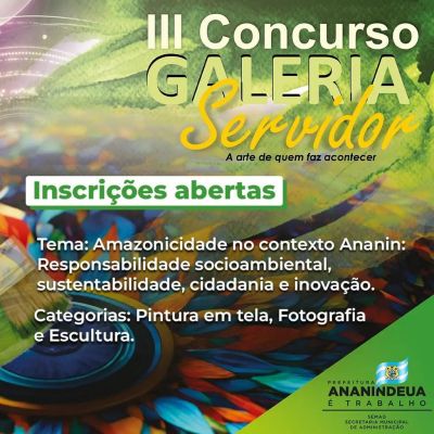 notícia: Inscrições Abertas: Concurso de arte para servidores 