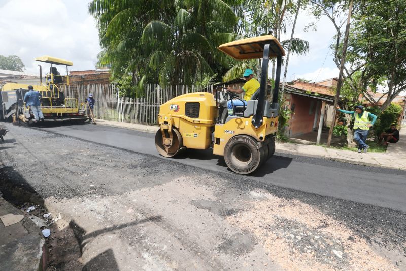 Pavimentação asfáltica do conjunto Heliolândia no bairro Distrito Industrial