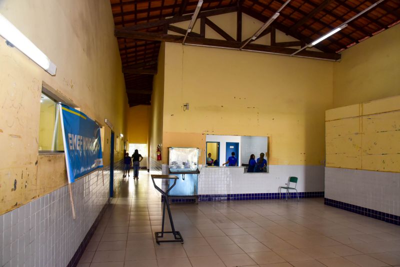 Assinatura de ordem de serviço para início da obras de revitalização da EMEF Novo Cristo no Icuí Guajará