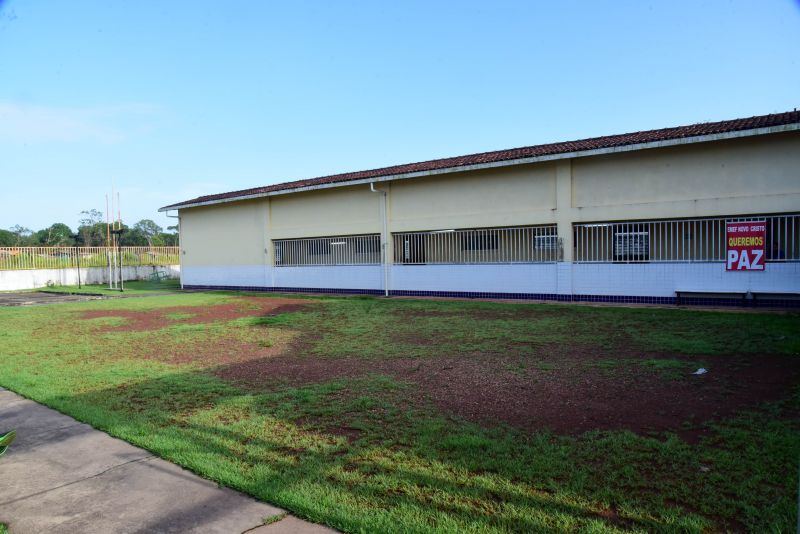 Assinatura de ordem de serviço para início da obras de revitalização da EMEF Novo Cristo no Icuí Guajará