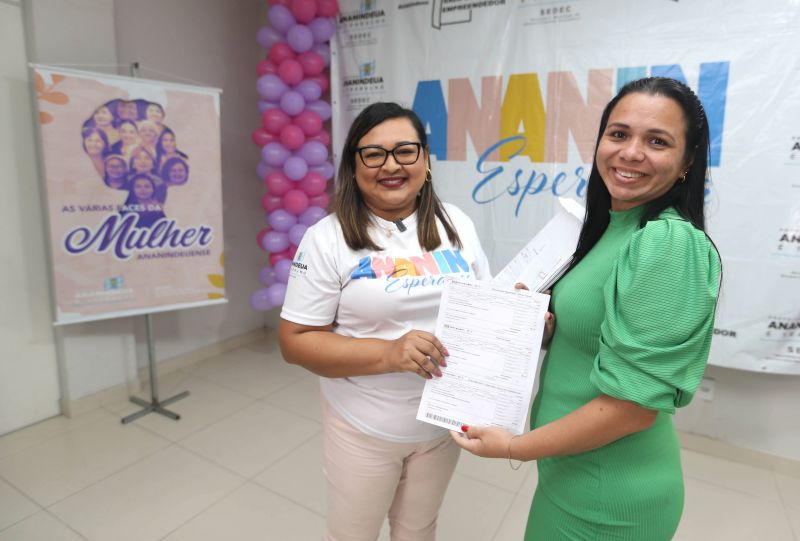 Liberação De Crédito Do Programa Ananin Esperança, programa as varias faces da mulher Ananindeuense local Sedec